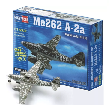 KIT PARA MONTAR HOBBY BOSS AVIÃO BOMBARDEIRO ME262 A-2A 1/72 HBS ZF-80248